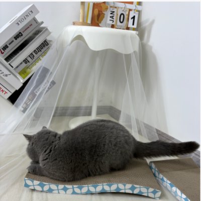 Wave Curve Cardboard Cat Scratcher