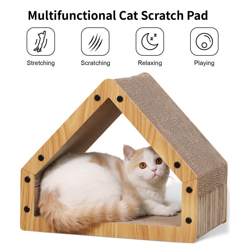 Cat Scratcher House Cat House-03