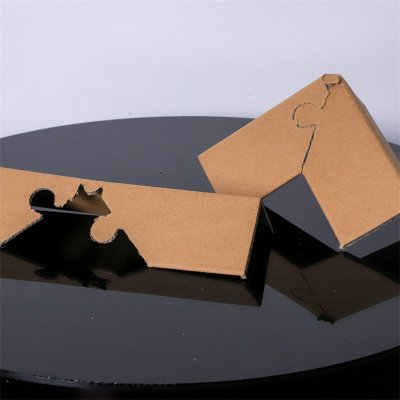 Foldable and Adjustable Cardboard Corner Protector with Edge protection Beads Locking Mechanism for Carton Protection