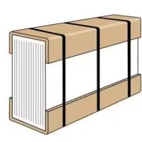 U-shaped paper corner protector application