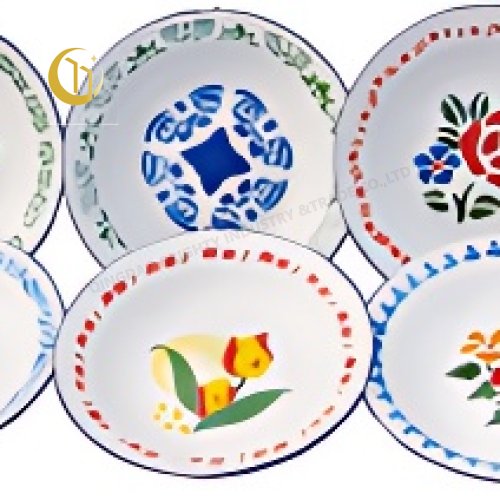 16-26CM ENAMEL SOUP PLATE