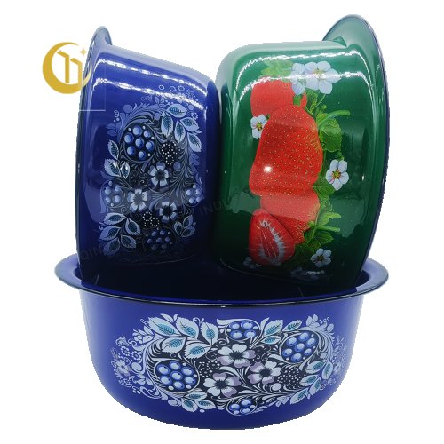 24-32CM ENAMEL DEEP WASH BASIN