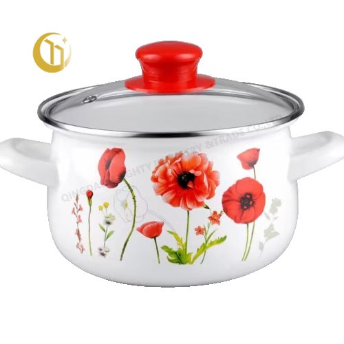 18-26CM 5PCS Enamel Casserole Set