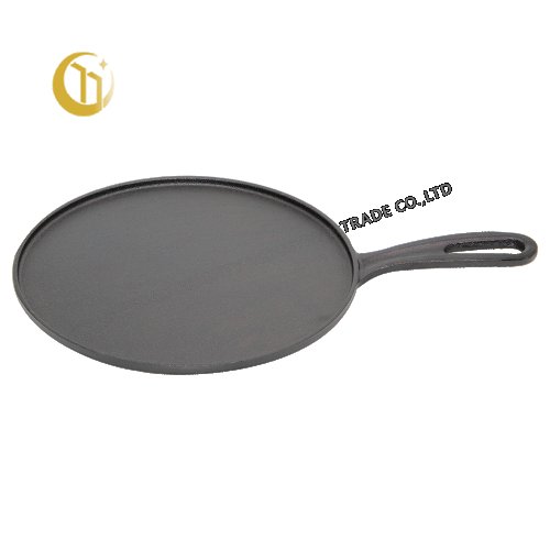 CAST IRON FLAT FRYING PAN