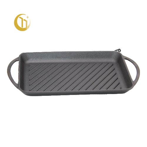 CAST IRON SQUARE FRYING PAN