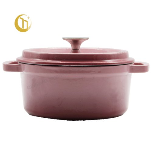  Enamel Cast Iron Covered Dutch Oven Pot with Lid 