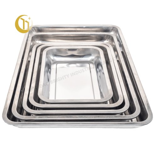 STAINLESS STEEL SQUARE TRAY