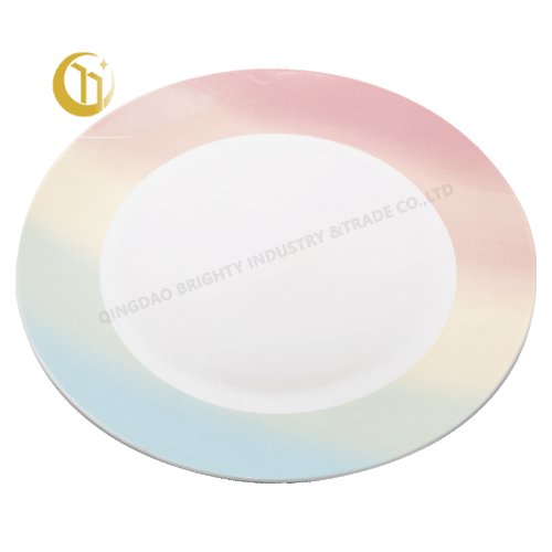 CERAMIC FLAT PLATE  CUSTOMIZED DESIGN