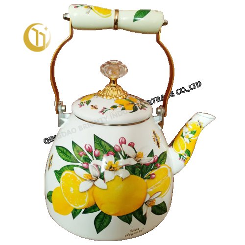 ENAMEL LARGE TEAPOT KETTLE GHR051