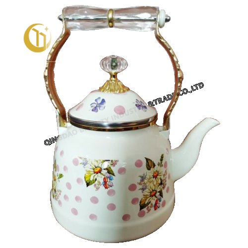 ENAMEL LARGE TEAPOT KETTLE GHR050