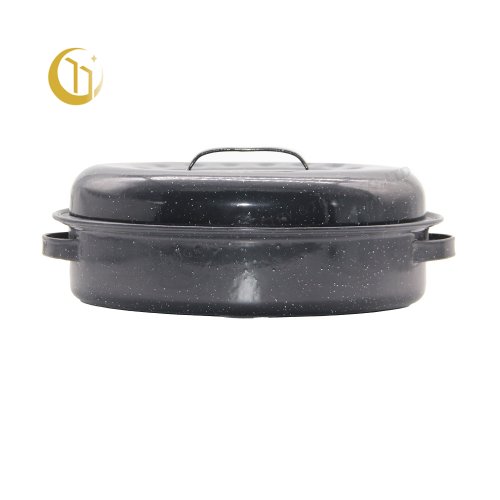  GH-C10472 ENAMEL TURKEY PAN