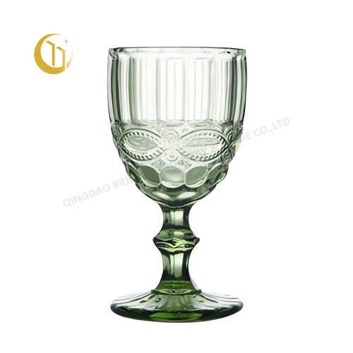 Crystal  Colored Embossed Pattern Glass