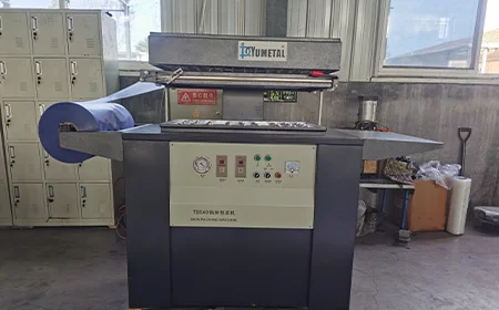 Laminating packaging machinev