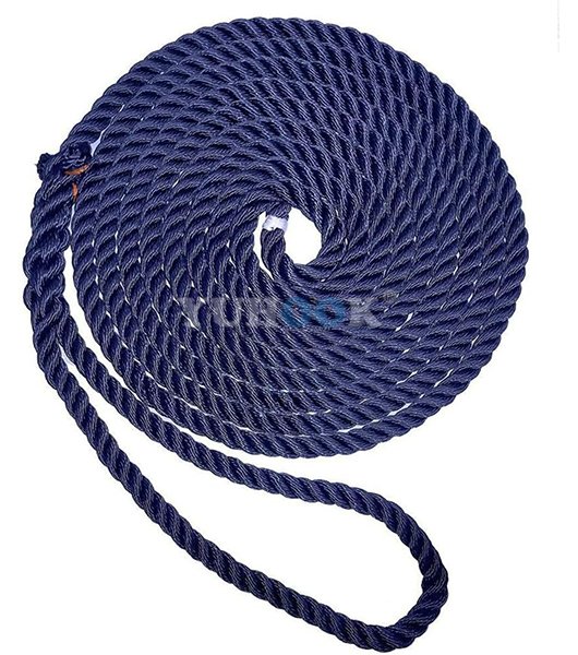 PES.ROPE07-3 Polyester 3 Strand Twisted Dock Line