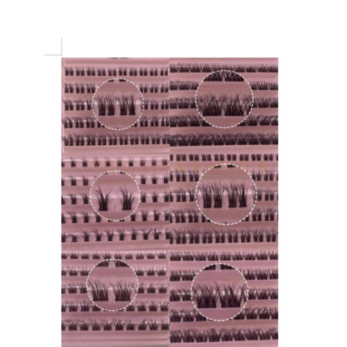 pre-glued cluster lashes