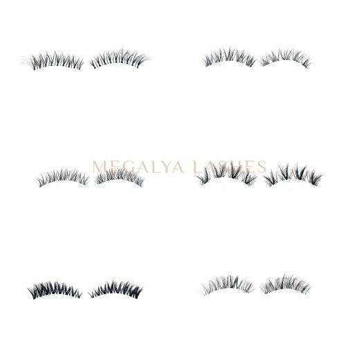 3D Luxury Faux Mink Lashes with clear band