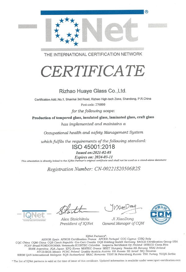 IQNet ISO 45001