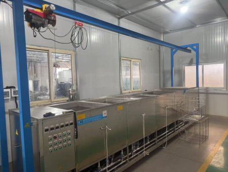 Nossa fábrica conclui a instalação da linha de lavagem de água para fundição por compressão de alumínio