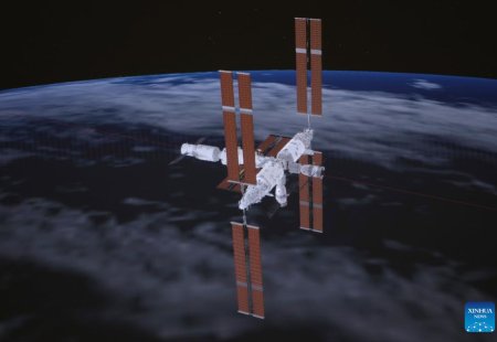 China's Shenzhou-22 spaceship docks with space station combination