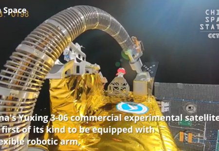 Chinese startup tests flexible arm for orbital refueling in space