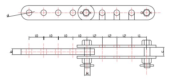 PT Type Adjusting Plate Dimensions