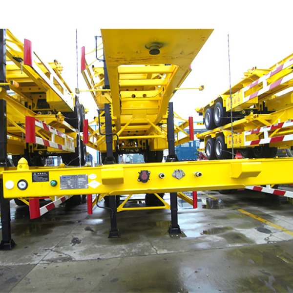 2/3 Axles 20ft/40ft Container Transport Skeleton Semi Trailer