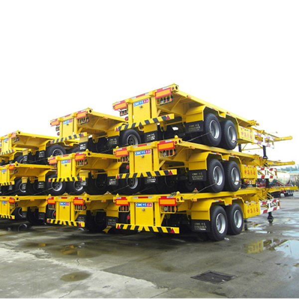 2/3 Axles 20ft/40ft Container Transport Skeleton Semi Trailer