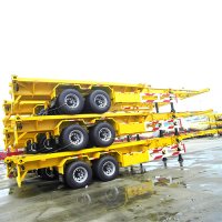 2/3 Axles 20ft/40ft Container Transport Skeleton Semi Trailer