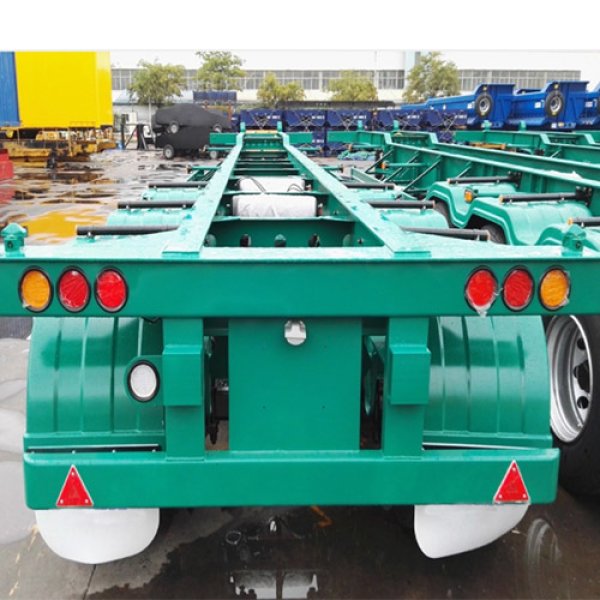 3-Axle 20ft/40ft Container Transport Skeleton Semi Trailer