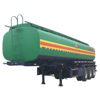 3 Axles Stainless Steel 30cbm OilFuel Tanker Semi Trailer