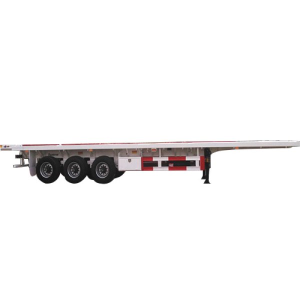 3 axles 40ft flatbed semi trailer
