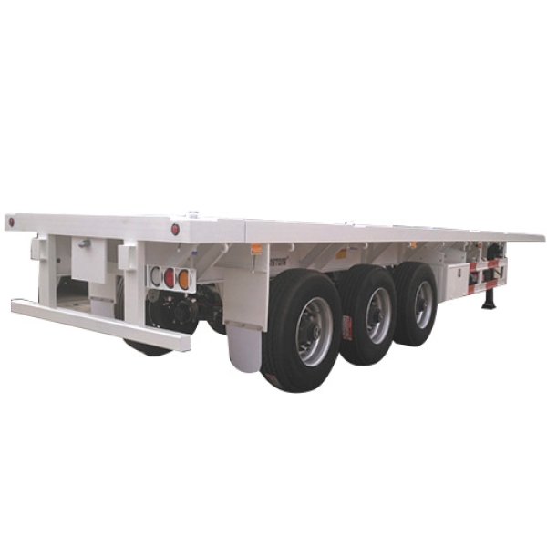 3 axles 40ft flatbed semi trailer