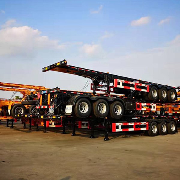 2/3/4 Axles Flatbed Semi Trailer 4