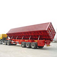 3 Axles side dumper semi-trailer