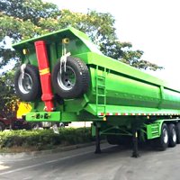 Tipping semi trailer