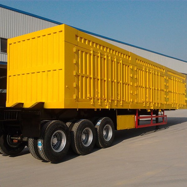 3 Axles side dumper semi-trailer