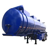 2-Axle 42cbm Oil Tanker Semi Trailer