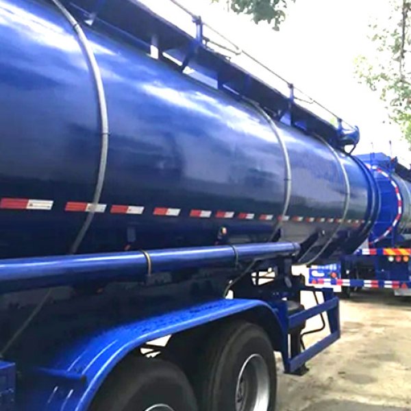 2-Axle 42cbm Oil Tanker Semi Trailer