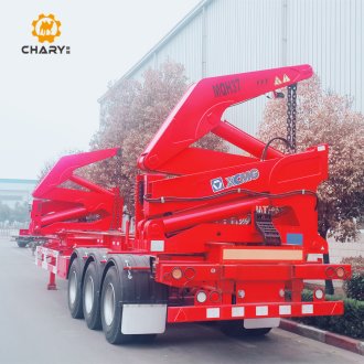 XCMG MQH37 Side Lifter with CHARY Semi-trailer for carrying 1x 20GP/ 1x40GP/ 1x40HQ/ 1x45HQ