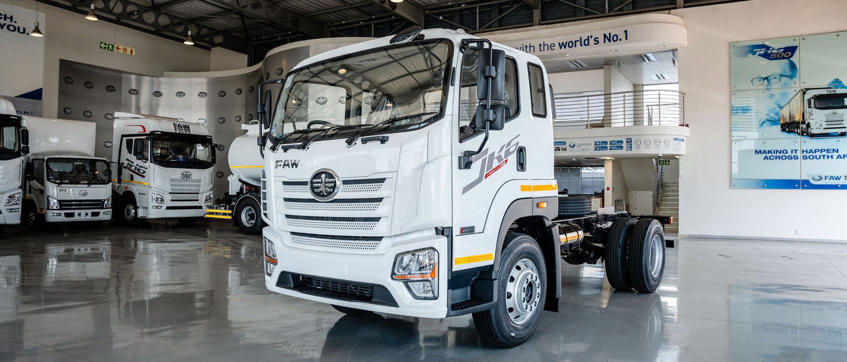 FAW and other truck manufacturers