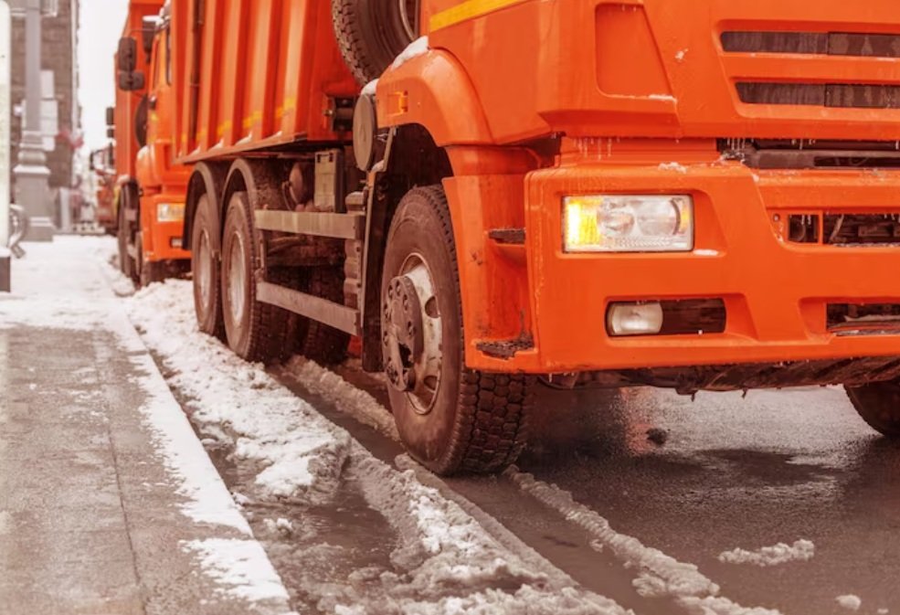 Truck in extreme climate