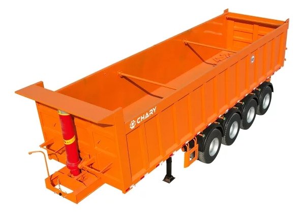 The Chary 4 Axle TippingDump semi trailer