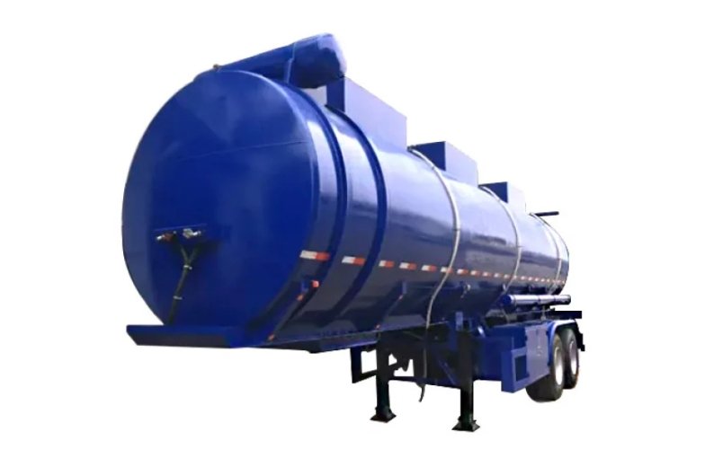 2-Axle 42cbm Oil Tanker Semi Trailer