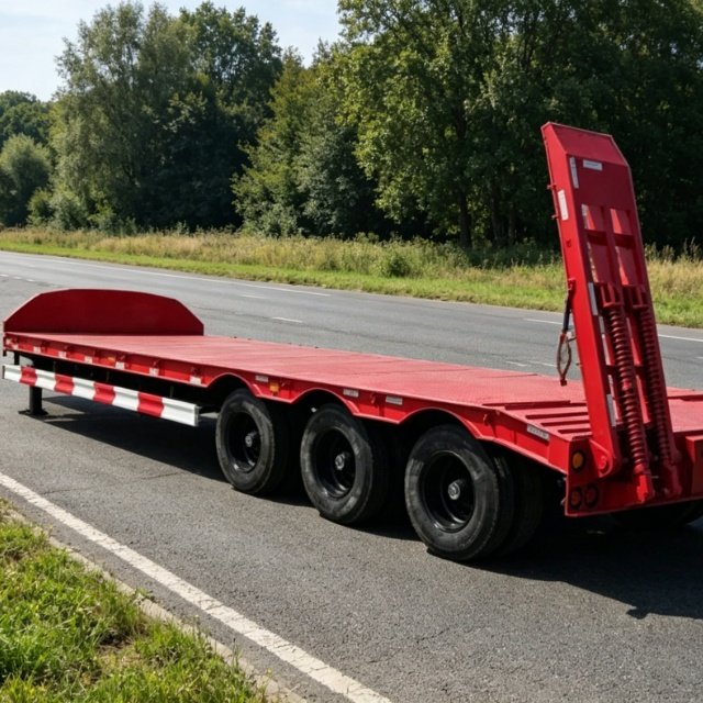 Low-Bed Trailers&nbsp;For transporting heavy machinery