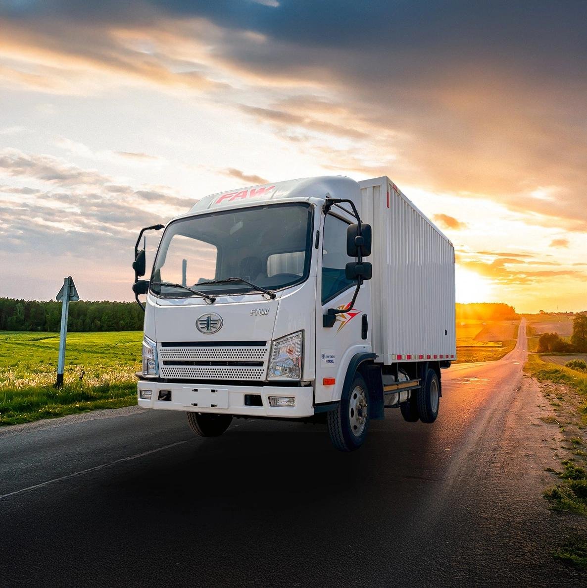 FAW Tiger VR 4x2 EV for grocery distribution, express couriers, and municipal waste management