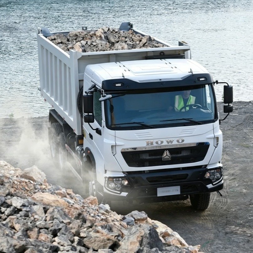 Durable tipper and support trucks optimize heavy industrial site operations
