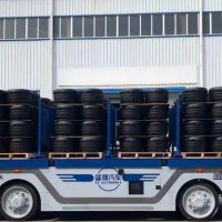 10 Ton Heavy-Duty Outdoor AGV GNSS+IMU Guided Flatbed Automated Guided Vehicle