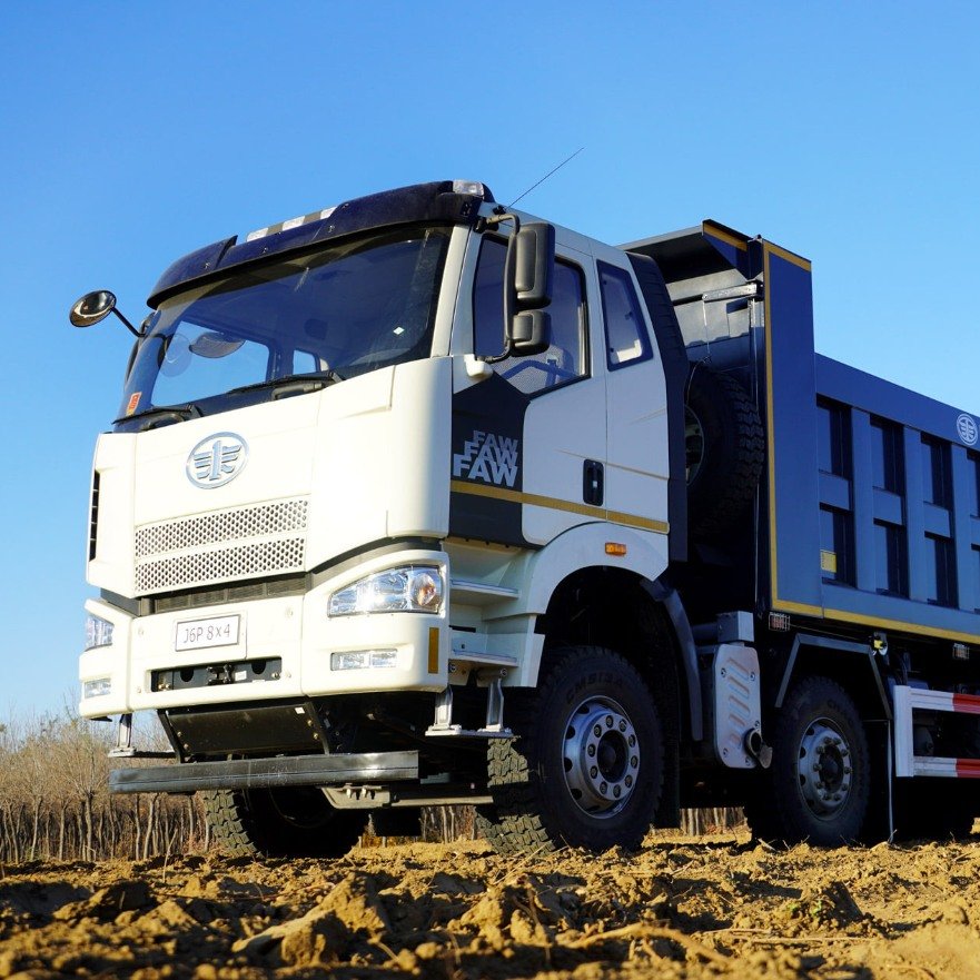 Heavy-duty FAW 6x4 U-Body Dump Trucks excel in mining and excavation work