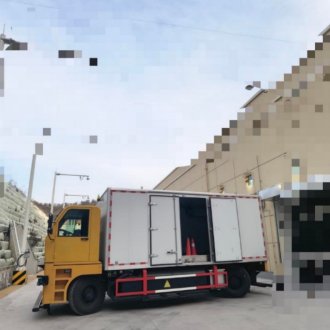 3 Ton Explosion-Proof Enclosed AGV | Laser-Guided Automated Guided Vehicle with Roller Conveyor