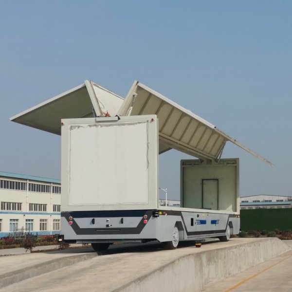 PXAGV15 15 Ton Heavy-Duty Outdoor AGV | GNSS+IMU Guided Automatic Wing Opening Box AGV